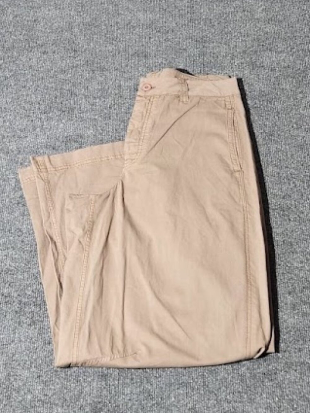 Free People Women's High-Rise Wide-leg Barrel Pant 100% Cotton Size 6